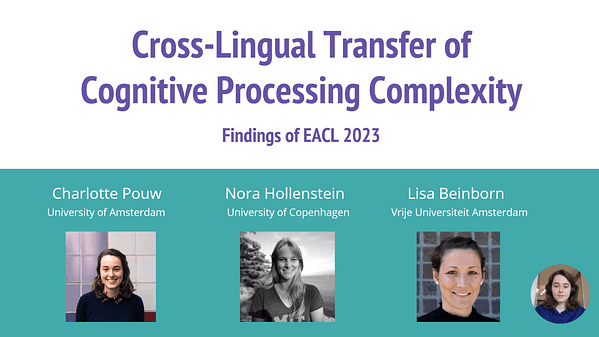 Cross-Lingual Transfer of Cognitive Complexity