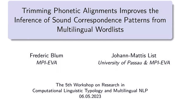 Trimming Phonetic Alignments Improves the Inference of Sound Correspondence Patterns from Multilingual Wordlists