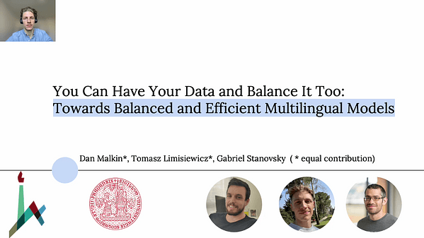 You Can Have Your Data and Balance It Too: Towards Balanced and Efficient Multilingual Models