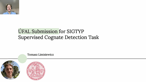 ÚFAL Submission for SIGTYP Supervised Cognate Detection Task