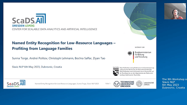 Named Entity Recognition for Low-Resource Languages – Profiting from Language Families