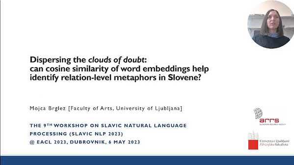 Dispersing the clouds of doubt: can cosine similarity of word embeddings help identify relation-level metaphors in Slovene?