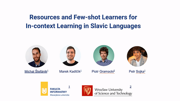 Resources and Few-shot Learners for In-context Learning in Slavic Languages