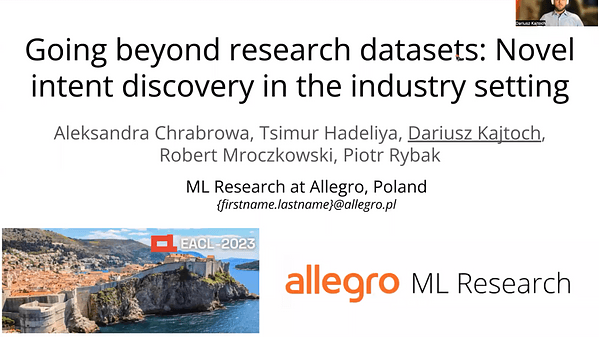 Going beyond research datasets: Novel intent discovery in the industry setting