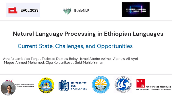 Natural Language Processing in Ethiopian Languages: Current State, Challenges, and Opportunities