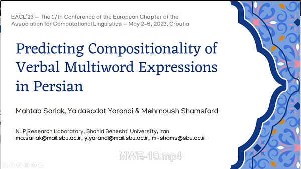 Predicting Compositionality of Verbal Multiword Expressions in Persian