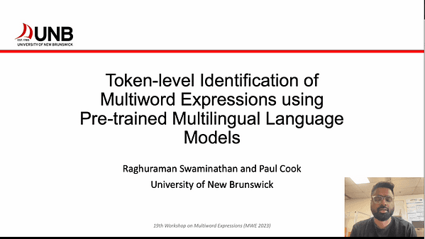 Token-level Identification of Multiword Expressions using Pre-trained Multilingual Language Models