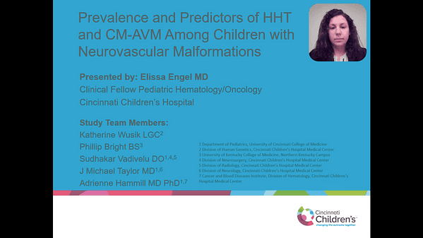 Prevalence and Predictors of HHT and CM-AVM Among Children who Present with Neurovascular Malformations