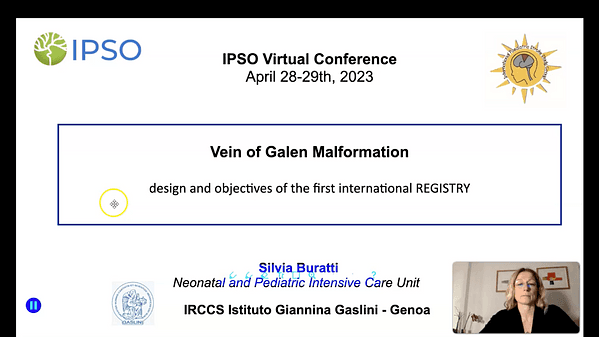 Vein of Galen Malformation: design and objectives of the first international registry