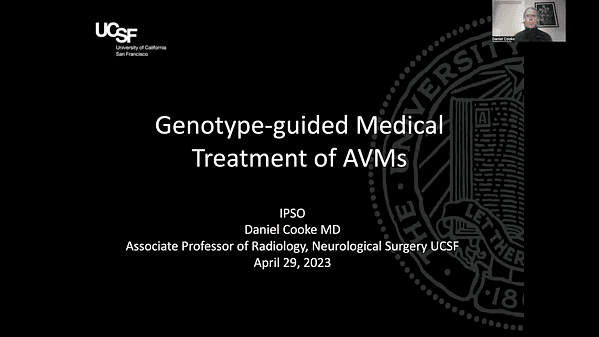 Genotype-guided Medical Treatment of AVMs