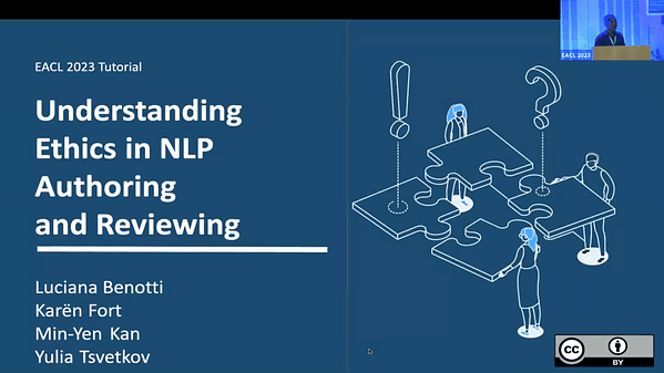 Understanding Ethics in NLP Authoring and Reviewing - Part I