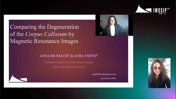 Comparing the Degeneration of the Corpus Callosum by Magnetic Resonance Images