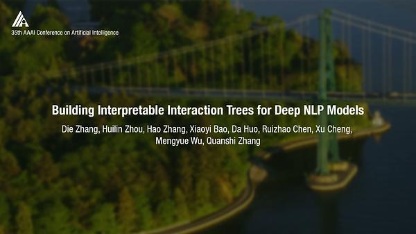 Building Interpretable Interaction Trees for Deep NLP Models