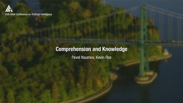 Comprehension and Knowledge