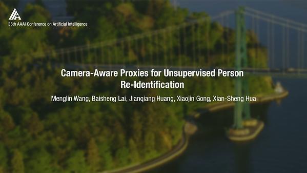Camera-Aware Proxies for Unsupervised Person Re-Identification