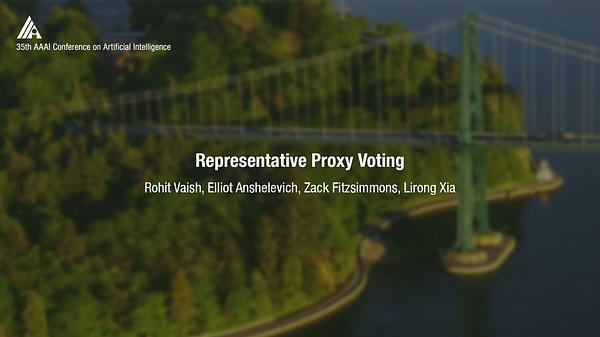 Representative Proxy Voting