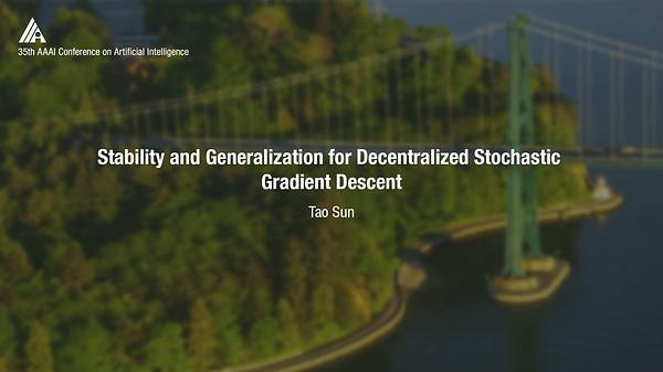 Stability and Generalization for Decentralized Stochastic Gradient Descent