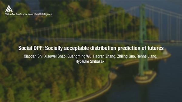 Social-DPF: Socially Acceptable Distribution Prediction of Futures