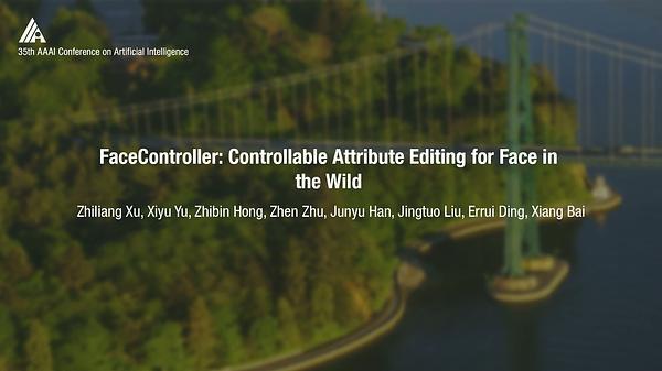 FaceController: Controllable Attribute Editing for Face in the Wild