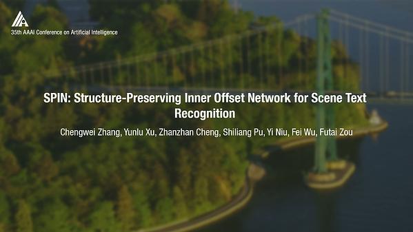 SPIN: Structure-Preserving Inner Offset Network for Scene Text Recognition