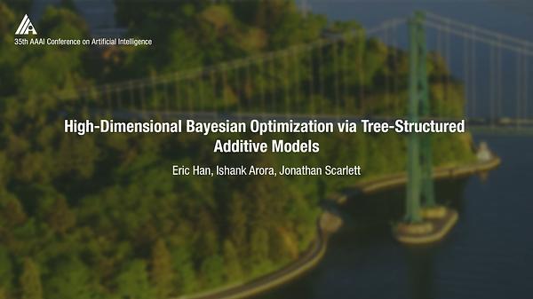 High-Dimensional Bayesian Optimization via Tree-Structured Additive Models