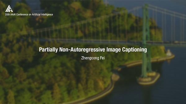 Partially Non-Autoregressive Image Captioning