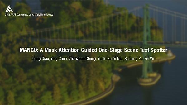 MANGO: A Mask Attention Guided One-Stage Scene Text Spotter