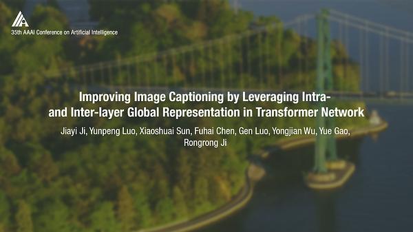 Improving Image Captioning by Leveraging Intra- and Inter-layer Global Representation in Transformer Network
