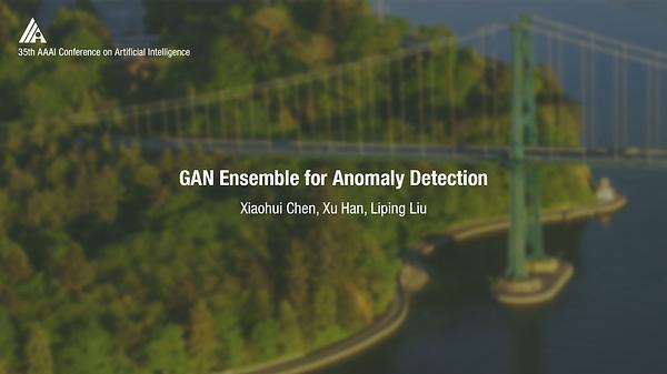 GAN Ensemble for Anomaly Detection