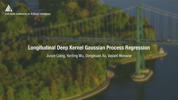 Longitudinal Deep Kernel Gaussian Process Regression