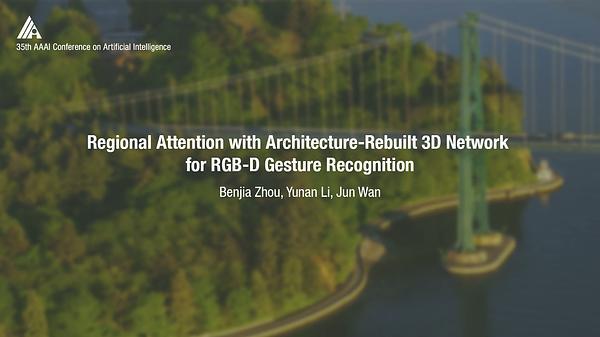 Regional Attention with Architecture-Rebuilt 3D Network for RGB-D Gesture Recognition
