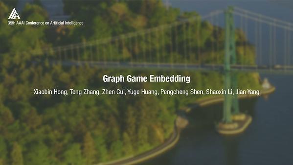 Graph Game Embedding