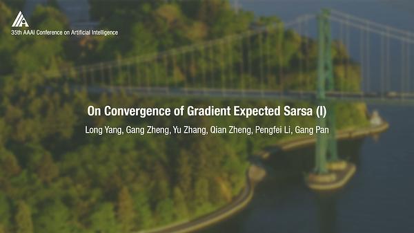 On Convergence of Gradient Expected Sarsa (lambda)