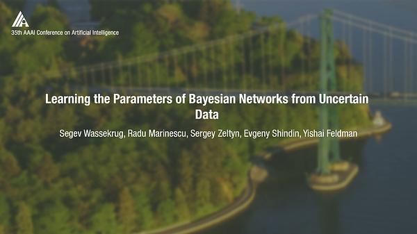 Learning the Parameters of Bayesian Networks from Uncertain Data