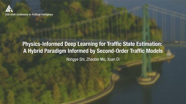 Physics-Informed Deep Learning for Traffic State Estimation: A Hybrid Paradigm Informed by Second-Order Traffic Models