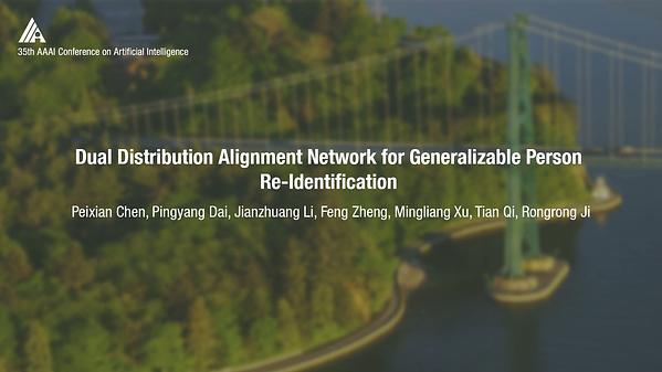 Dual Distribution Alignment Network for Generalizable Person Re-Identification