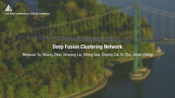 Deep Fusion Clustering Network