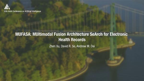 MUFASA: Multimodal Fusion Architecture Search for Electronic Health Records