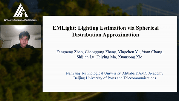 EMLight: Lighting Estimation via Spherical Distribution Approximation