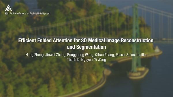 Efficient Folded Attention for Medical Image Reconstruction and Segmentation