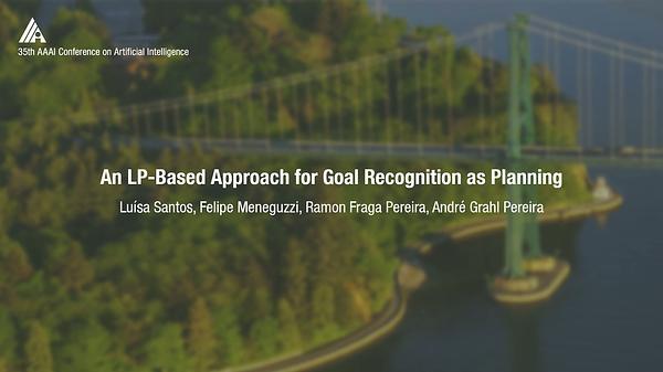 An LP-Based Approach for Goal Recognition as Planning