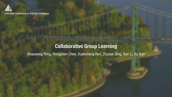 Collaborative Group Learning
