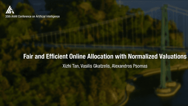 Fair and Efficient Online Allocations with Normalized Valuations
