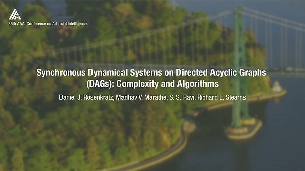 Synchronous Dynamical Systems on Directed Acyclic Graphs: Complexity and Algorithms