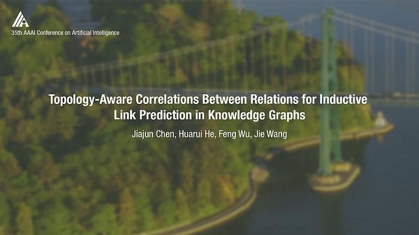 Topology-Aware Correlations between Relations for Inductive Link Prediction in Knowledge Graphs