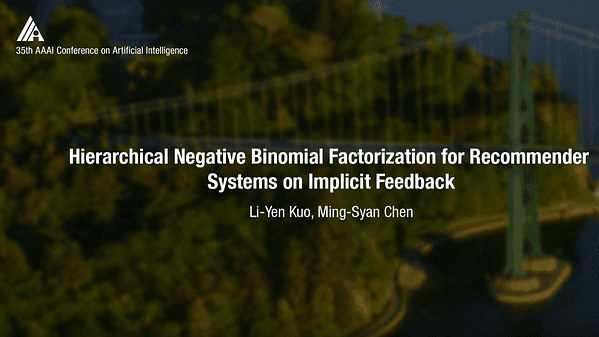 Hierarchical Negative Binomial Factorization for Recommender Systems on Implicit Feedback