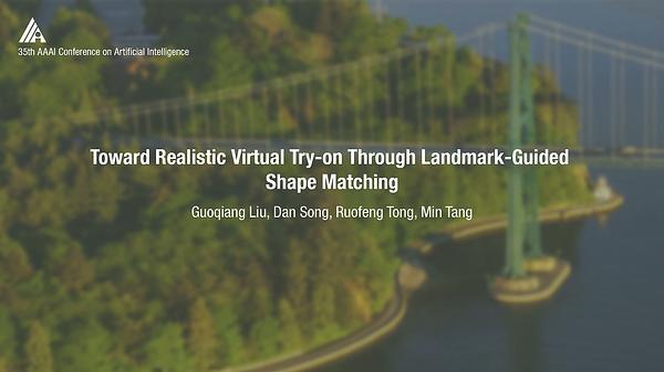 Toward Realistic Virtual Try-On through Landmark Guided Shape Matching