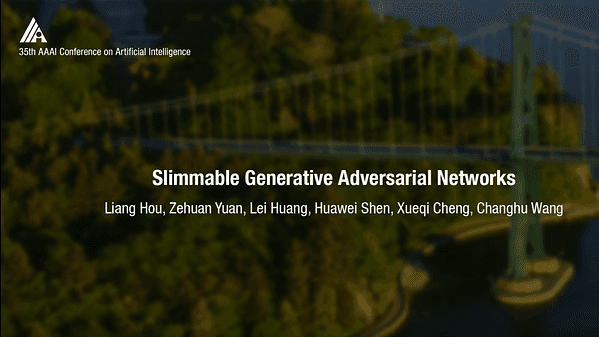Slimmable Generative Adversarial Networks