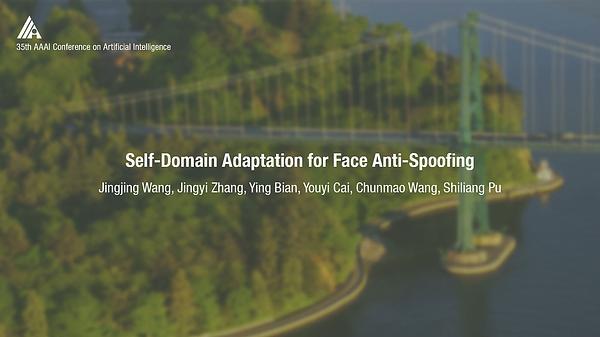 Self-Domain Adaptation for Face Anti-Spoofing