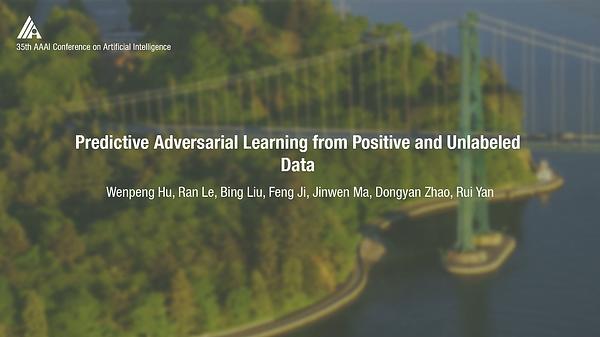 Predictive Adversarial Learning from Positive and Unlabeled Data